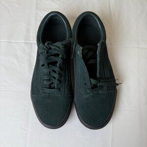 Vans Old Skool Sneakers Darkest Spruce Suede & Black Outsole Mens 5.5 / Womens 7